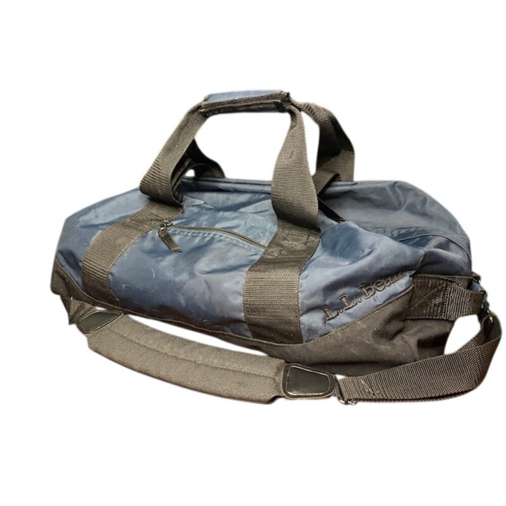 L.L.Bean 24" Duffel Bag Vinyl Lined Water Resistant Travel Boat Camp Gear